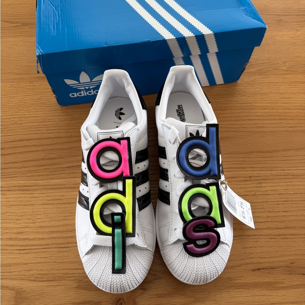 Adidas Superstar II x Jeremy Scott Collab Sneakers Wmn’s 7.5